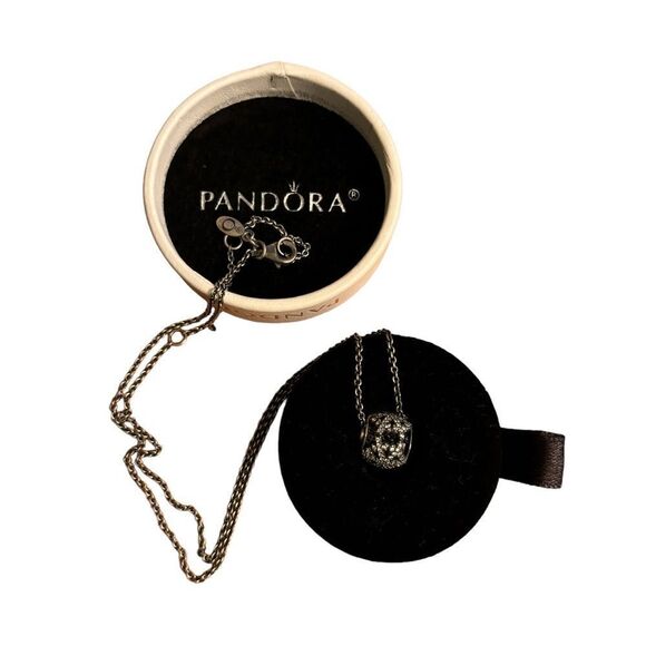 Pandora Tare Limited Edition Charm Christmas Snowflake 2013 Let It Snow 791187CZ - Picture 4 of 11